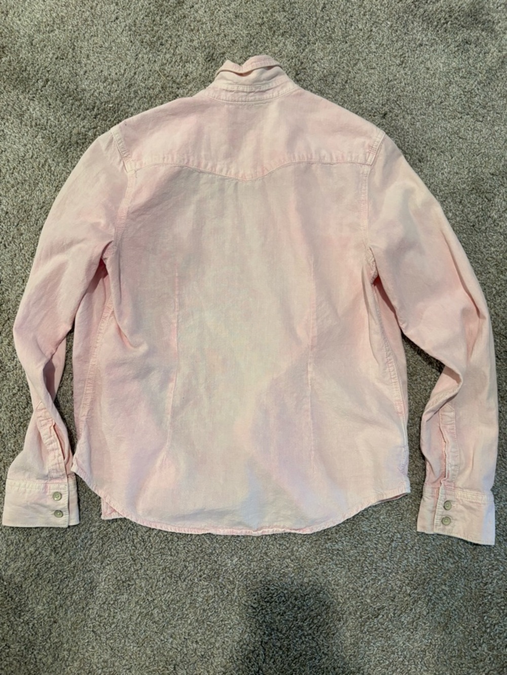 GAP Button-Down Shirt Trio in Lavender, Pink, and Light Blue - Picture 9 of 13